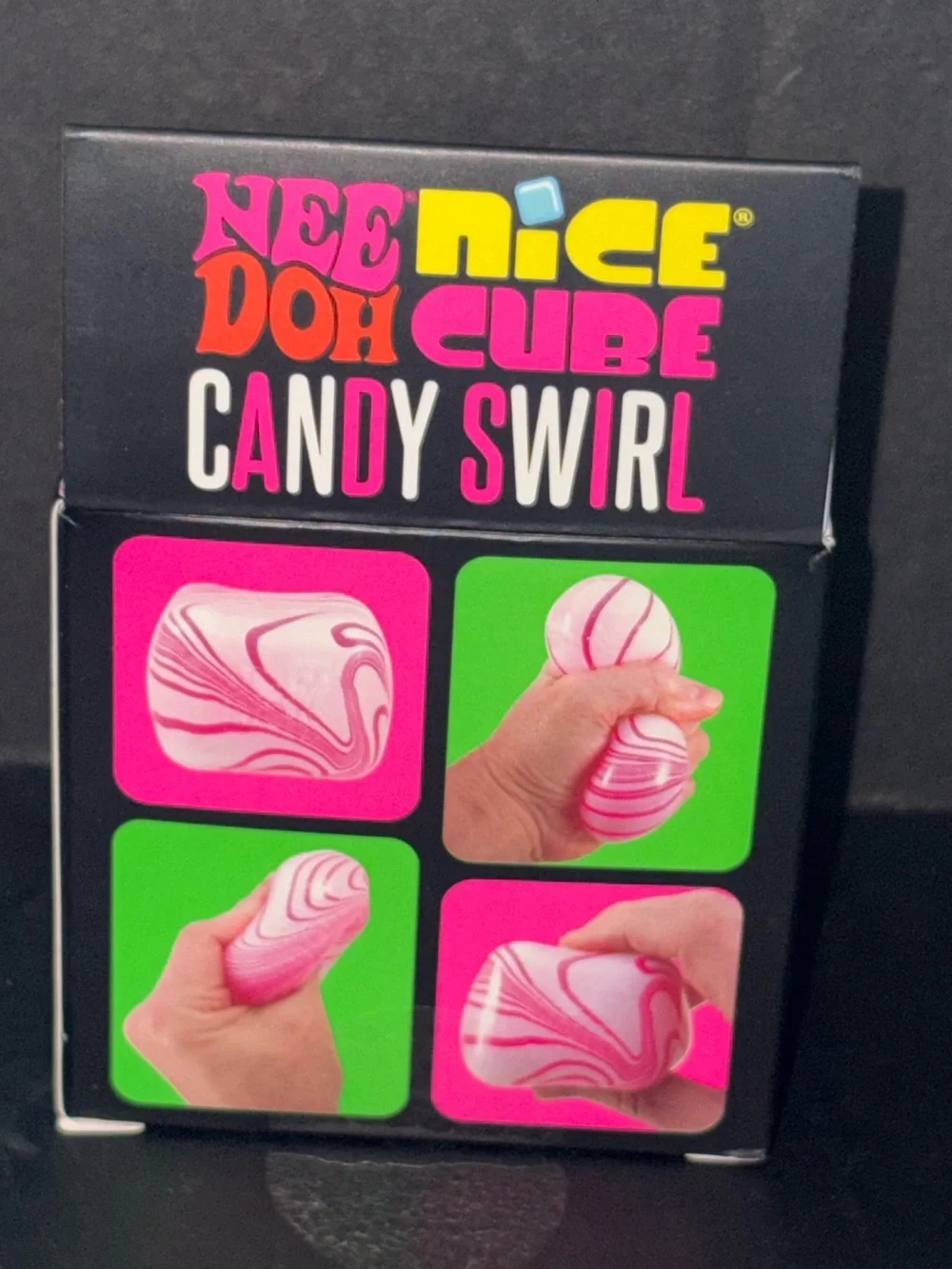 Needoh Nice Cube Candy Swirl - Pink